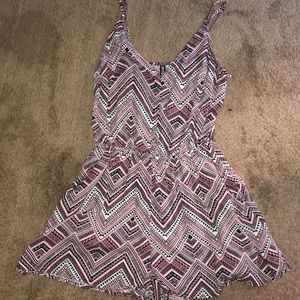 Size 8 Printed Divided Brand Romper